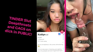asian tinder slut gets their way throat fucked in the backseat